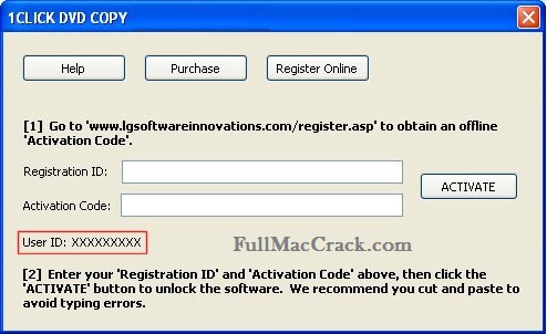1click dvd copy pro registration code