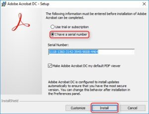 Adobe Acrobat Pro DC Activation code