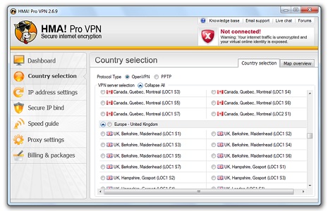 HMA Pro VPN Key Generation