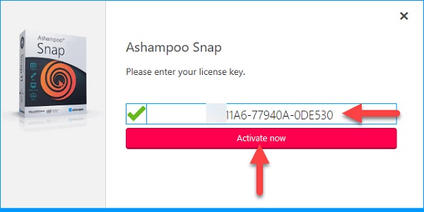 Ashampoo Snap License Key