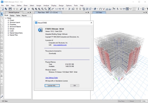 CSI ETABS Ultimate Free Download Serial Key