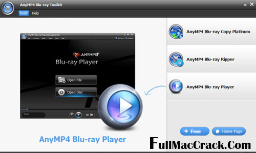 AnyMP4 Blu-ray Ripper Full Cracked