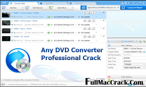 any dvd converter professional license key